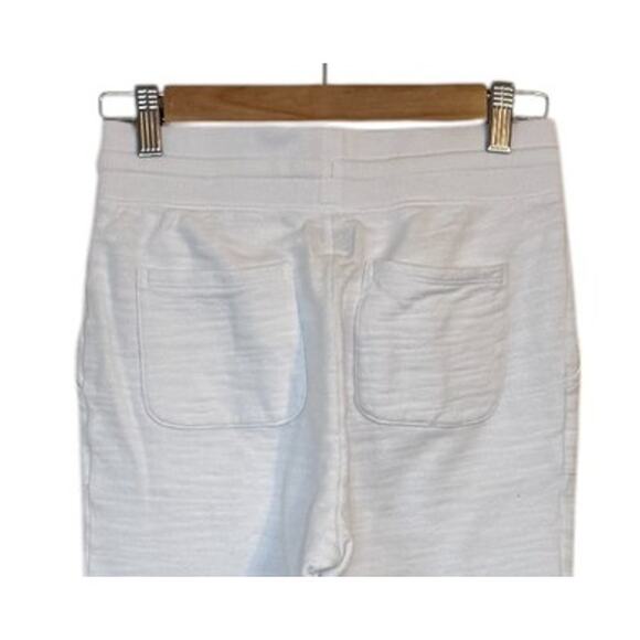 J.Crew Vintage Fleece Joggers Women XXS White 100% Cotton Loungewear Casual - Picture 5 of 8